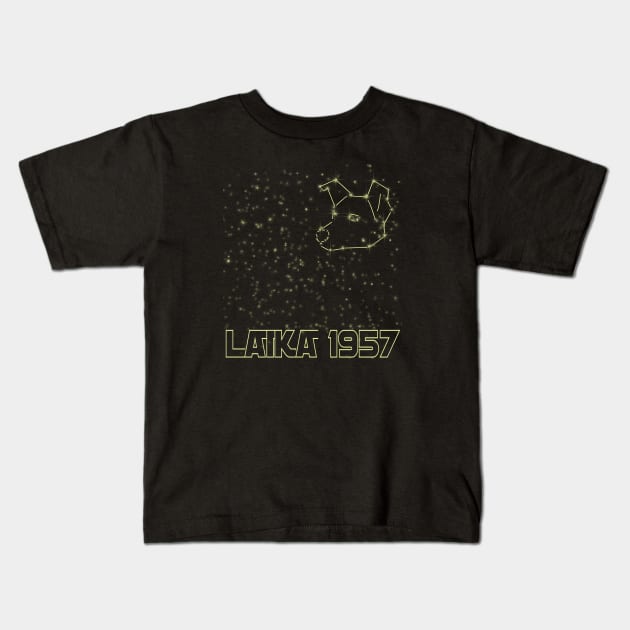 Laika 1957 Kids T-Shirt by teeco